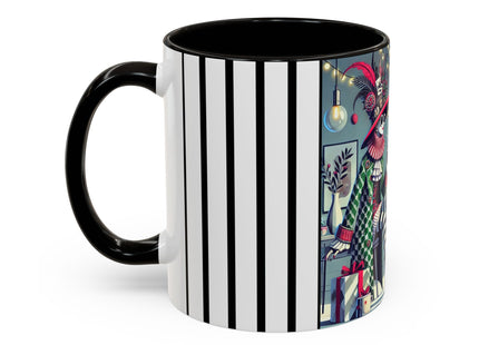 Whimsical Christmas Tea Party Colorful Mugs (11oz, 15oz)