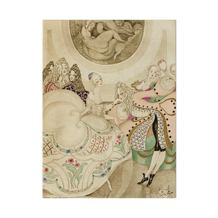 Sur Talons Rouges (On Red Heels) – Romantic Art Deco Illustration by Gerda Wegener