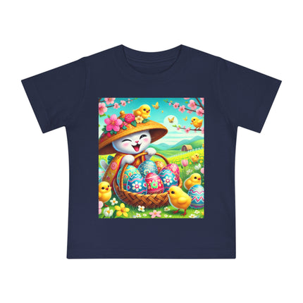 Geisha Kitten’s Easter Delight Baby Short Sleeve T-Shirt