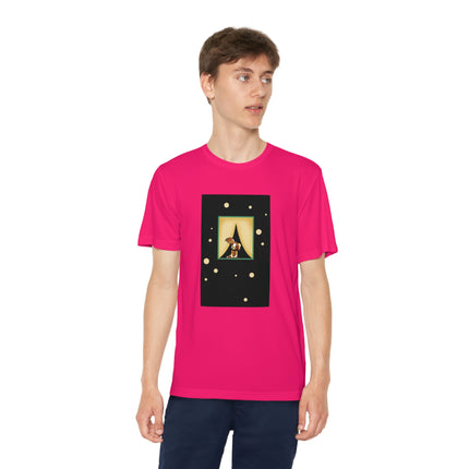 Playful Paws Youth Competitor Tee – Vintage Charm & Curious Adventure