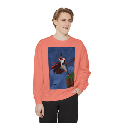 The Enchanted Witch Unisex Garment-Dyed Sweatshirt
