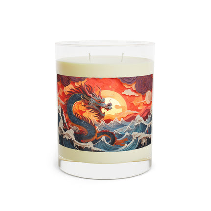 Emergence of the Dragon Scented Candle - Full Glass, 11oz - The White Tea & Fig, The Lavender & Sage, and The Ocean Mist & Moss
