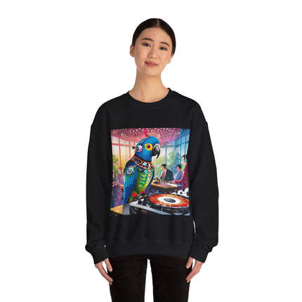 Parrot DJ Unisex Heavy Blend™ Crewneck Sweatshirt