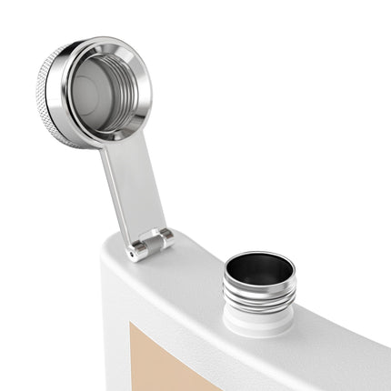 Zebra Rider Stainless Steel Flask – Safari Chic & Art Deco Adventure