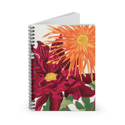 Dahlia by Tanigami Kônan Spiral Notebook - Ruled Line