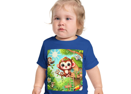 Monkey Treehouse Adventure Baby Short Sleeve T-Shirt