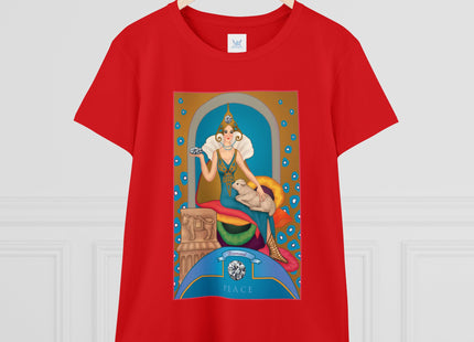 April & Diamond (from the Gem Series) by Sofia Chiostri Women's Midweight Cotton Tee