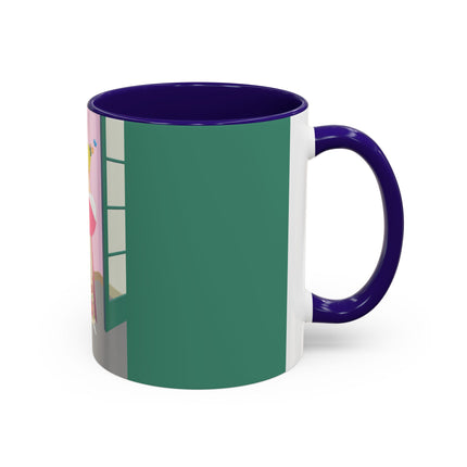 The Yellow Hat Colorful Mugs – 1920s Vogue Whimsy & Playful Elegance
