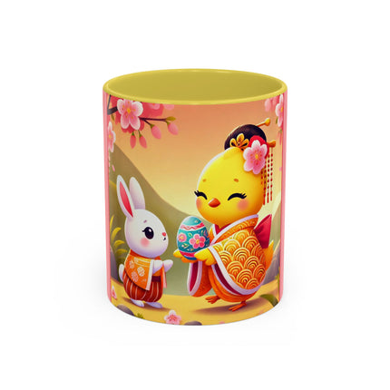 Whimsical Springtime Exchange Colorful Mugs (11oz, 15oz)