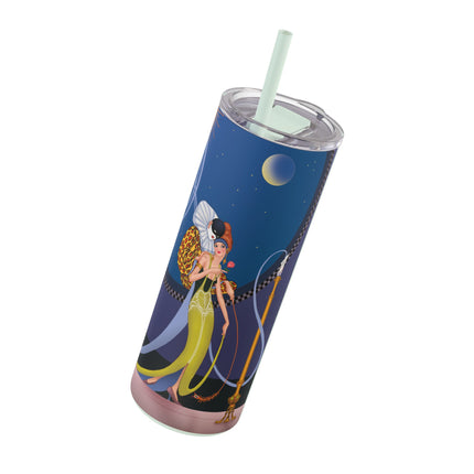 Moonlit Serenade Skinny Matte Tumbler, 20oz