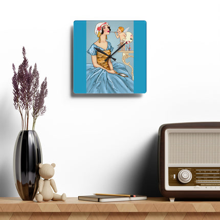 The Enchanting Painter Acrylic Wall Clock