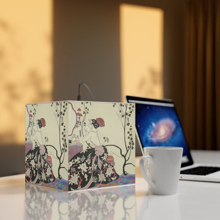Le Grand Decolletage by George Barbier Light Cube Lamp