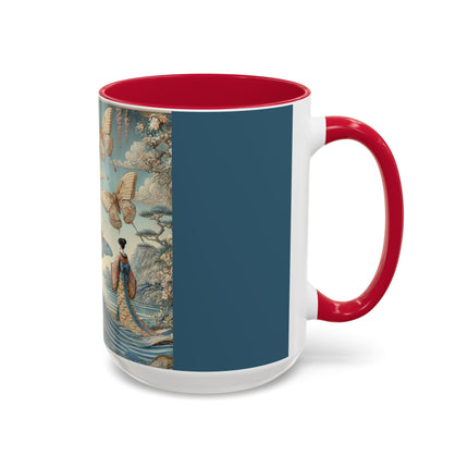 Butterfly Empress Colorful Mug – Graceful Butterflies & Timeless Elegance