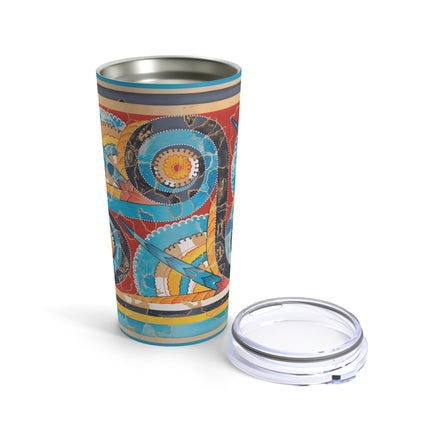 Reproduction of S-Spiral Frieze by Emile Gilliéron Tumbler 20oz