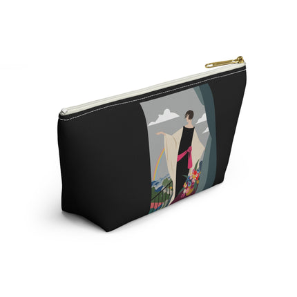 Rainbow Reverie Cosmetic Bag – Serene Elegance & Quiet Hope
