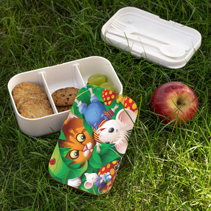 Tabby Tales: Cat & Mice Adventure Bento Lunch Box