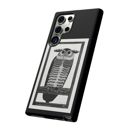 Horned Owl by Samuel Jessurun de Mesquita Phone Cases