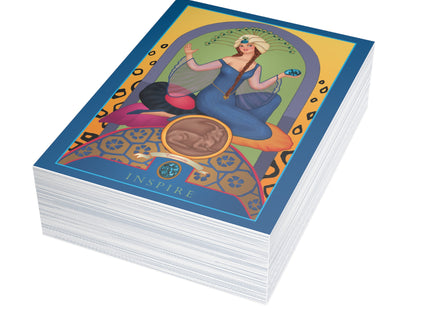 December & Tanzanite (from the Gem Series) by Sofia Chiostri Postcards (envelopes included) - Bundles of 10, 30, 50 Pieces