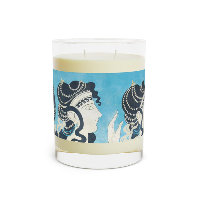 Reproduction of Ladies in Blue Scented Candle - Full Glass, 11oz