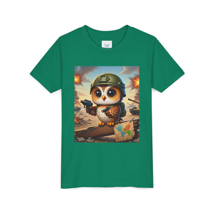 Owl on the Front Lines Youth Short Sleeve Tee