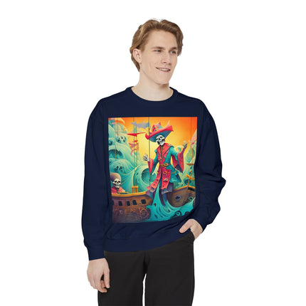 Skeleton Crew of the Misty Seas Unisex Garment-Dyed Sweatshirt