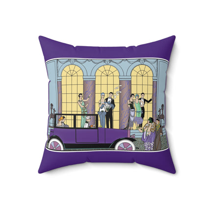 Au Revoir by George Barbier Spun Polyester Square Pillow