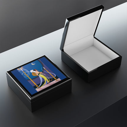 Smoke and Secrets: A Glamorous Encounter in Prohibition Era Jewelry Box