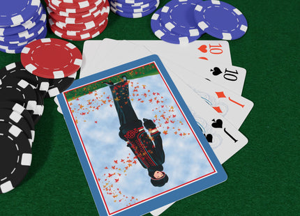 Elegance in Autumn Playing Cards