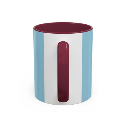 ☕🎄 Christmas Tea In The Snow Garden Colorful Mug – Art Deco Holiday Friendship