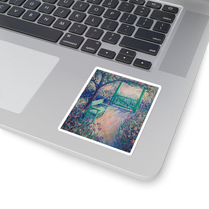 The Artist’s Garden (The Green Chair) by Theodore Earl Butler Kiss-Cut Stickers (4 Sizes)