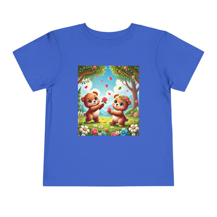 Teddy Bear Friendship Toddler Short Sleeve Tee
