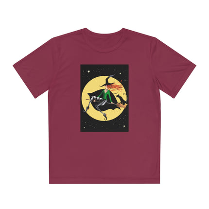 A Witch’s Moonlit Flight Youth Competitor Tee