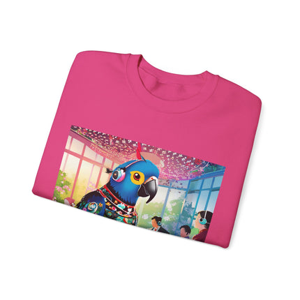 Parrot DJ Unisex Heavy Blend™ Crewneck Sweatshirt