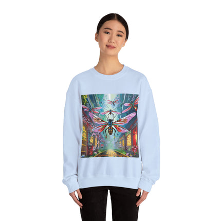Neon Swarm Unisex Heavy Blend™ Crewneck Sweatshirt