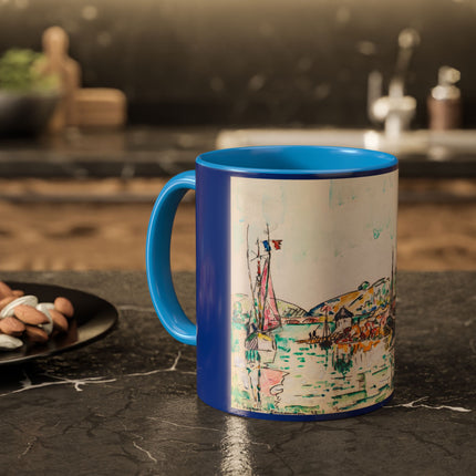 Concarneau by Paul Signac Colorful Mugs (11oz, 15oz)