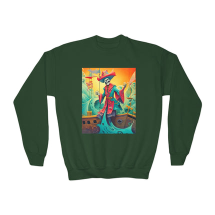 Skeleton Crew of the Misty Seas Youth Crewneck Sweatshirt