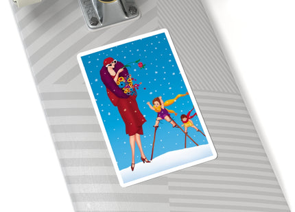 Snowfall & Couture Kiss-Cut Stickers (4 Sizes)