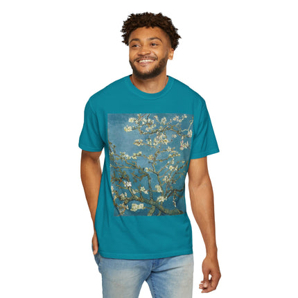 Almond Blossom by Vincent van Gogh Unisex Garment-Dyed T-shirt