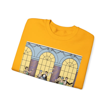 Au Revoir by George Barbier Heavy Blend™ Crewneck Sweatshirt
