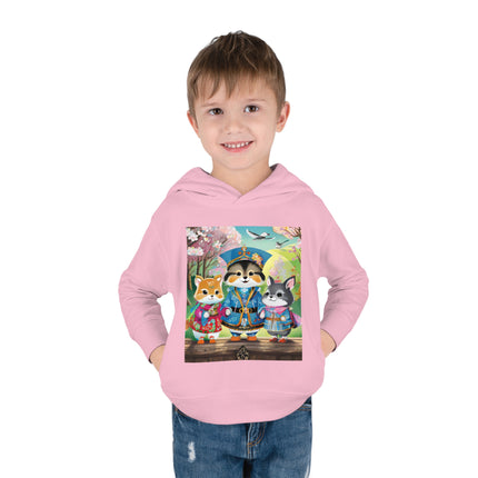 Fluffy Explorers Toddler Pullover Fleece Hoodie