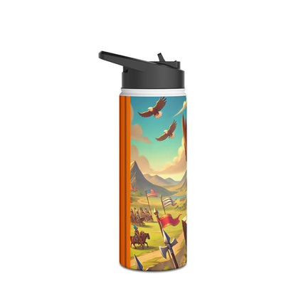 Watchful Guardian Stainless Steel Water Bottle, Standard Lid