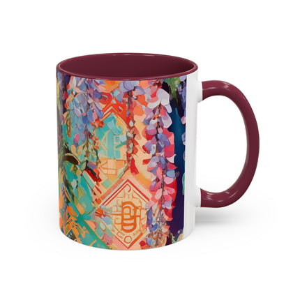 Golden Wisteria Symphony Colorful Mugs (11oz, 15oz)
