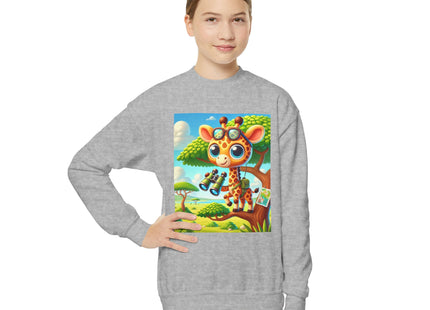 Giraffe Lookout Youth Crewneck Sweatshirt