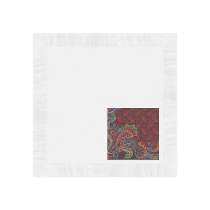 Design for a Carpet by Anonymous I White Coined Napkins