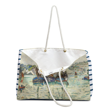 Le Trieux by Paul Signac Weekender Bag