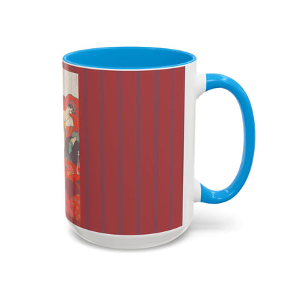 Les Coussins by Georges Lepape Colorful Mugs (11oz, 15oz)