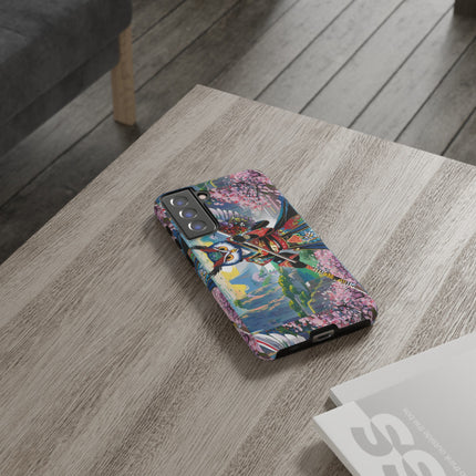 Cyberpunk Samurai Owl Phone Cases