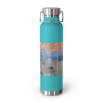 Sunrise by Claude Monet Copper Vacuum Insulated Bottle, 22oz