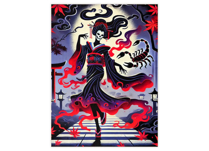 Halloween Sorceress Ceramic Tile