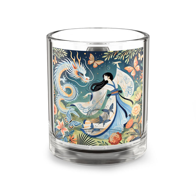 Fairy Waltz in the Butterfly Garden Glass Mug, 10oz